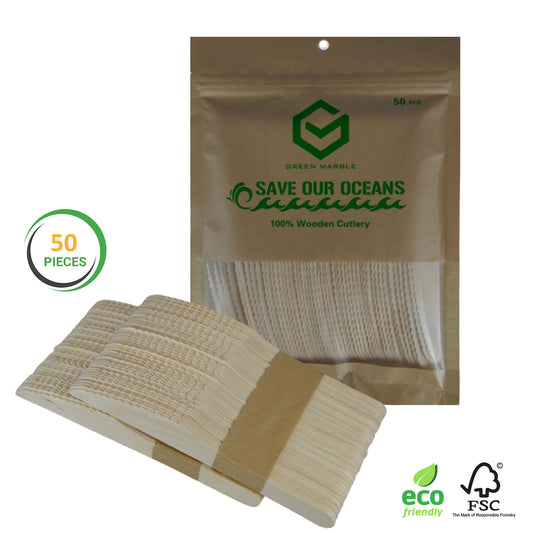Disposable Wooden Knife - 50pc