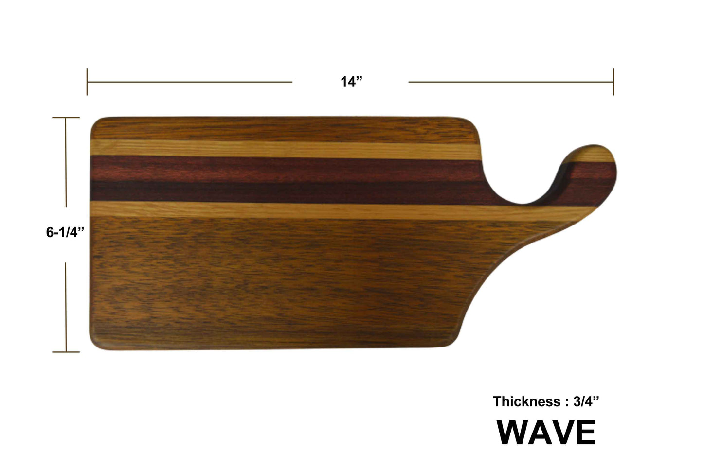 Charcuterie Wood Board - Wave